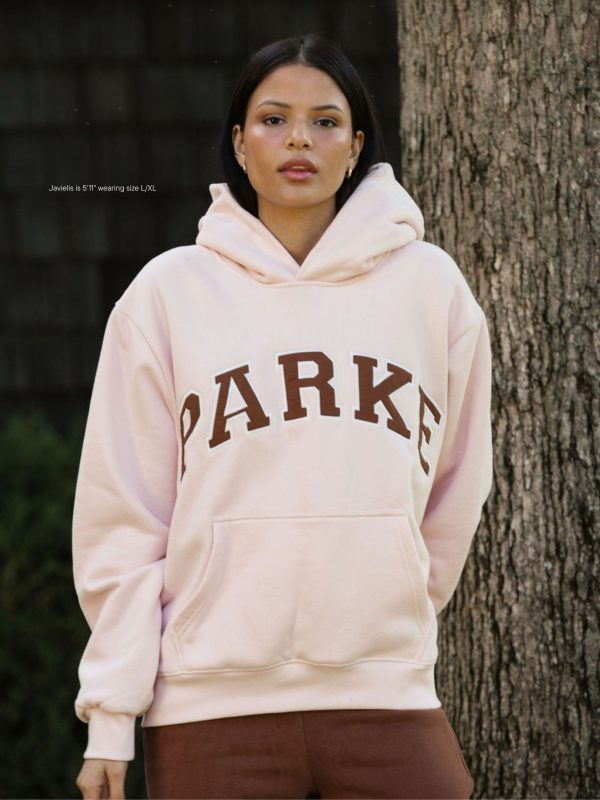 Parke Varsity Hoodie Denim Sweatshirt