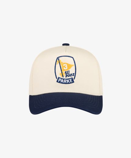 Parke Birthday Flag Hat Cream & Navy