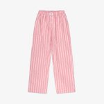 Parke Frill Boxer Pants Light Pink Stripe