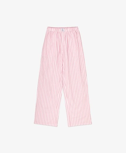 Parke Frill Boxer Pants Light Pink Stripe