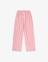 Parke Frill Boxer Pants Light Pink Stripe