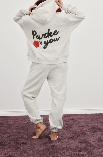 Parke Loves You Gray Hoodie