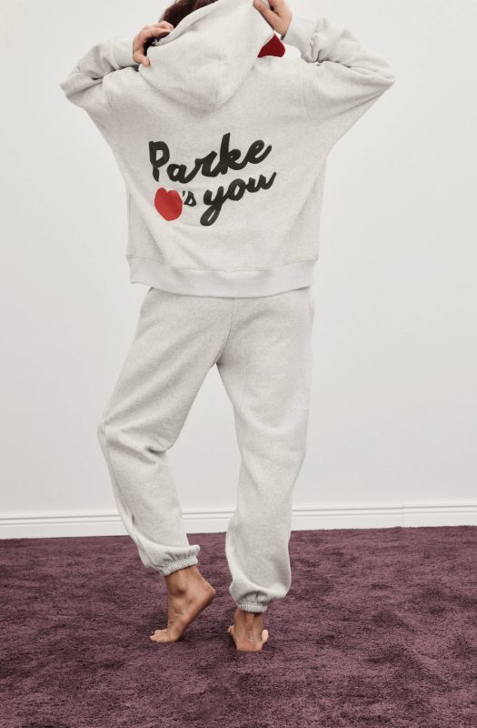 Parke Loves You Gray Hoodie