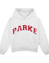 Parke Varsity White Hoodie
