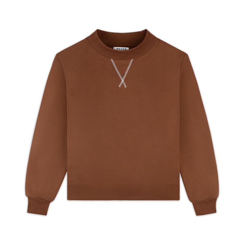 Parke Classic Mockneck Brown