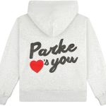 Parke Loves You Gray Hoodie