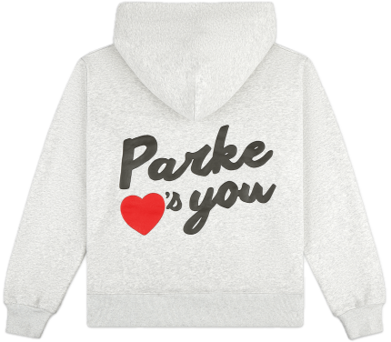 Parke Loves You Gray Hoodie
