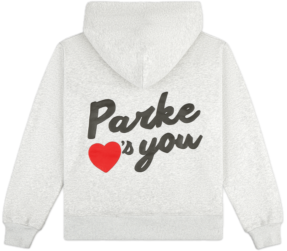 Parke Loves You Gray Hoodie