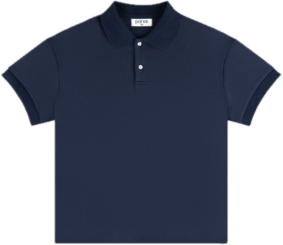 Parke Short Sleeve Navy Polo