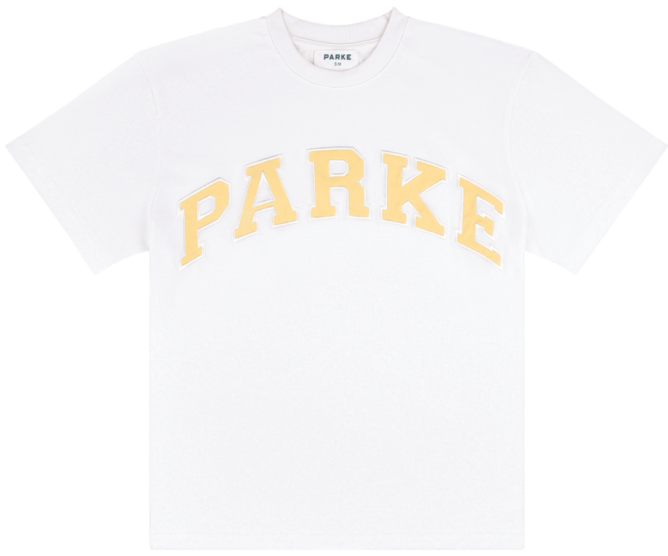 Parke Varsity White T-Shirt