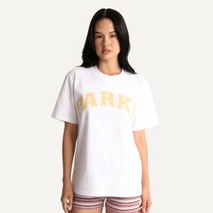 Pastel Yellow Varsity Tee